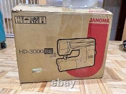 Janome HD3000 Black Heavy Duty Sewing Machine Open Box