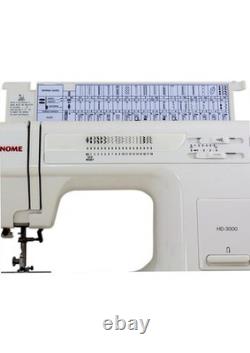 Janome HD3000 Heavy Duty Full Size Sewing Machine + 5 Piece Deluxe Bonus Kit