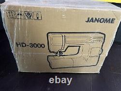 Janome HD3000 Heavy Duty Full Size Sewing Machine New In Box Never Opened