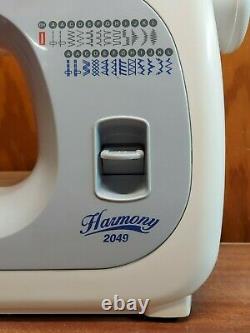 Janome Harmony 2049 Free Arm Heavy Duty Sewing Machine Leather Vinyl
