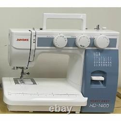 Janome Sewing Machine Model Heavy Duty HD1400 + Bonus Kit New