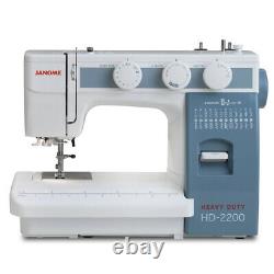 Janome Sewing Machine Model Heavy Duty HD2200 + Bonus Value Kit New