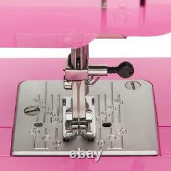 Janome Sewing Machines Easy-to-Use Detachable Arm Heavy Duty Metal Frame Pink