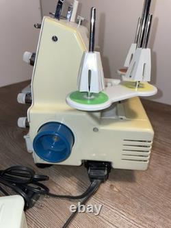 Juki Factory Lock Heavy Duty Serger Sewing Machine NO. 416 Made In Japan