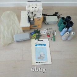 Juki MO-104 Overlock Sewing Machine 2 Needle Industrial Serger Heavy Duty Metal