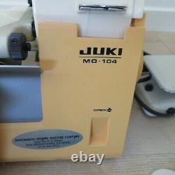 Juki MO-104 Overlock Sewing Machine 2 Needle Industrial Serger Heavy Duty Metal