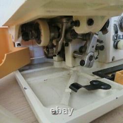 Juki MO-104 Overlock Sewing Machine 2 Needle Industrial Serger Heavy Duty Metal