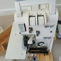 Juki MO-104 Overlock Sewing Machine 2 Needle Industrial Serger Heavy Duty Metal