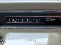 Kenmore 12 Stitch Sewing Machine Heavy Duty Model 158.1355080 with Pedal CLEAN EUC