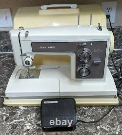 Kenmore 158 19400 Vintage Heavy Duty Sewing Machine with Case Tested Working Used