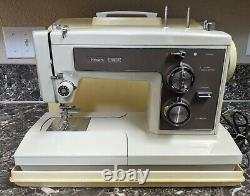 Kenmore 158 19400 Vintage Heavy Duty Sewing Machine with Case Tested Working Used