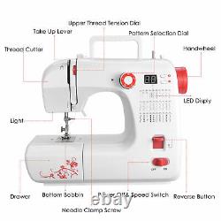 LCD Display Electronic Heavy Duty Sewing Machine With 39 built-in Stitches