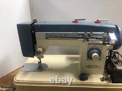 LEATHER UPHOLSTERY CANVAS DENIM HEAVY DUTY WHITE 265 SEWING MACHINE made Japan