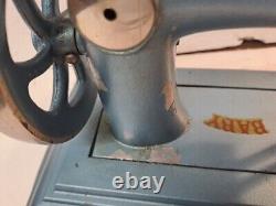 Late 1930's French heavy cast iron BABY toy sewing machine