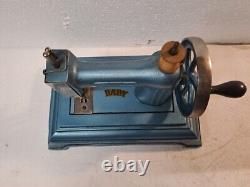 Late 1930's French heavy cast iron BABY toy sewing machine