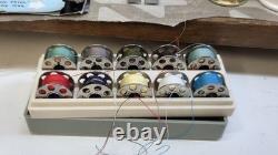 Leather Upholstery Denim Heavy Duty Sewing Machine Serviced Zig Zag Metal