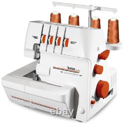 Lumina Moda Serger Overlock Machine with 2-3-4 Stitch Capability, Heavy-Duty