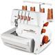 Lumina Moda Serger Overlock Machine with 2-3-4 Stitch Capability, Heavy-Duty