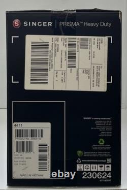 (MA6) NEW SINGER HD4411 PRISMA Heavy Duty Sewing Machine With Accessory Kit