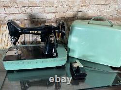 MINT Heavy Duty Singer Sewing Machine Spartan 192K withZigzag/Buttonholer/Pedal