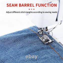 Multifunctional Sewing Machine 59 Stitches Twin Needle Electric Pedal Heavy Duty