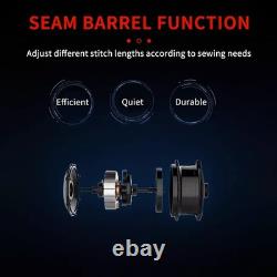 Multifunctional Sewing Machine 59 Stitches Twin Needle Electric Pedal Heavy Duty