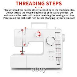 Multifunctional Sewing Machine 59 Stitches Twin Needle Electric Pedal Heavy Duty