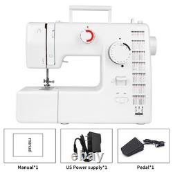 Multifunctional Sewing Machine 59 Stitches Twin Needle Electric Pedal Heavy Duty