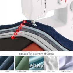 Multifunctional Sewing Machine with 59 Stitches, Heavy-Duty Motor, Metal Frame