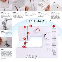 Multifunctional Sewing Machine with 59 Stitches, Heavy-Duty Motor, Metal Frame