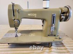 NECCHI BF Mira Heavy Duty 1.1 amp Sewing Machine+Attachments Works w leather++