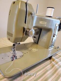 NECCHI BF Mira Heavy Duty 1.1 amp Sewing Machine+Attachments Works w leather++