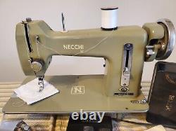 NECCHI BF Mira Heavy Duty 1.1 amp Sewing Machine+Attachments Works w leather++