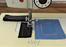 NELCO Sewing Machine HEAVY DUTY STEEL 10 Stitch Canvas Denim SERVICED