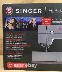 NEW! SINGER Heavy Duty Sewing Machine HD6380M