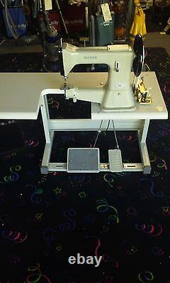 NEW leather Buster industrial cylinder ARM SEWING MACHINE heavy duty High Lift