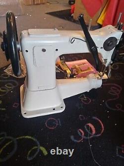 NEW leather Buster industrial cylinder ARM SEWING MACHINE heavy duty High Lift