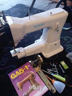 NEW leather Buster industrial cylinder ARM SEWING MACHINE heavy duty High Lift