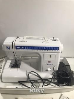 Necchi 3620 Quilter Mechanical Heavy Duty Sewing Machine With Case