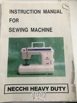 Necchi 3620 Quilter Mechanical Heavy Duty Sewing Machine With Case