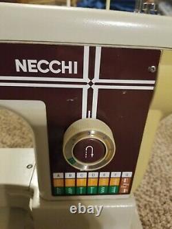 Necchi 523 Heavy Duty Sew Machine Tested & Working