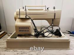 Necchi 534FB Leather Upholstery Denim Heavy Duty Sewing Machine with Hard Case