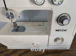 Necchi 535FA Leather Upholstery Denim Heavy Duty Sewing Machine Read