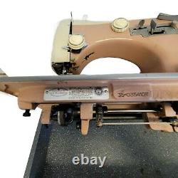 Necchi Automatica Supernova Ultra Mark 2 Sewing Machine Heavy Duty Rare With Case