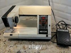 Necchi Logica 591 Heavy Duty Electronic Sewing Machine with Foot Pedal AS-IS