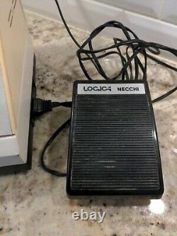 Necchi Logica 591 Heavy Duty Electronic Sewing Machine with Foot Pedal AS-IS