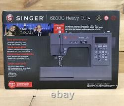 New! Singer 6800C Heavy Duty Sewing Machine 586 Stitch Applications 230256 7146