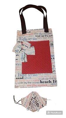 New Tech Heavy Duty Sewing Machine Included Handmade Stylish Tote Bags And Mask