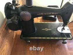 Nice 1952 Heavy Duty Singer 201 Sewing Machine Serviced, Tested Ready To Use