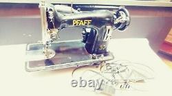 Old Antique Heavy Duty Pfaff # 30 Sewing Machine 1950s look Work